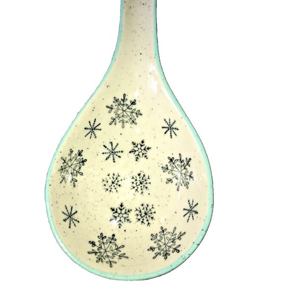 Meritage Spoon Rest Snowflakes‎ Print - Picture 1 of 10
